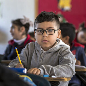 photo of boy with glasses